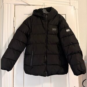 DKNY Kids Black Puffer Jacket